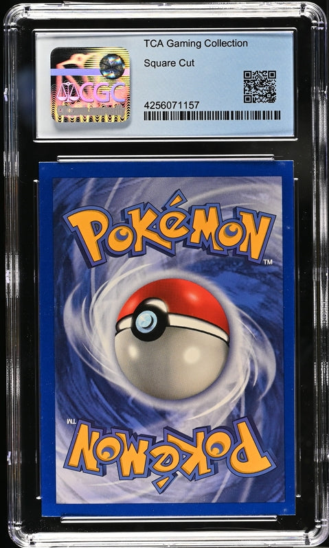 CGC 8 - 1999 Mewtwo 10/102 ERROR Square Cut HOLO Base Set Pokemon Card