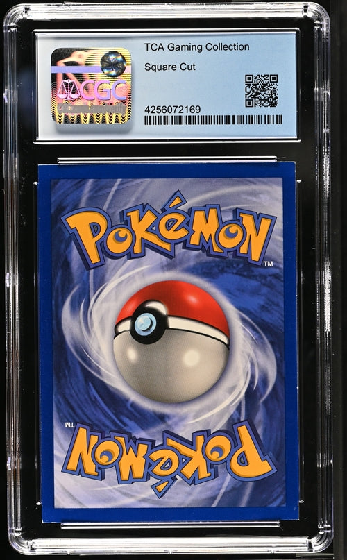 CGC 8 - 1999 Base Set NINETALES 12/102 ERROR Square Cut HOLO Base Set Pokemon Card