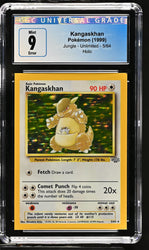 Pokemon Kangaskhan Holo Rare Square Cut Error Jungle 5/64 CGC Mint 9