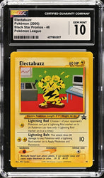 CGC 10 - 2000 WOTC Black Star Promo Electabuzz # 46 Pokemon Card