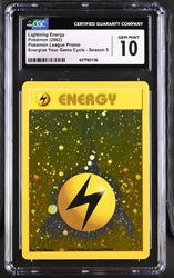 Lightning Energy Pokemon League Promo Energize Your Game Cycle CGC 10