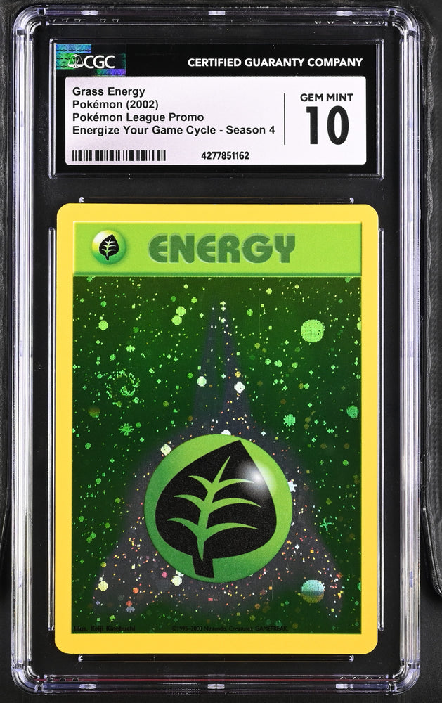 Grass Energy Pokemon League Promo Energize Your Game Cycle CGC 10