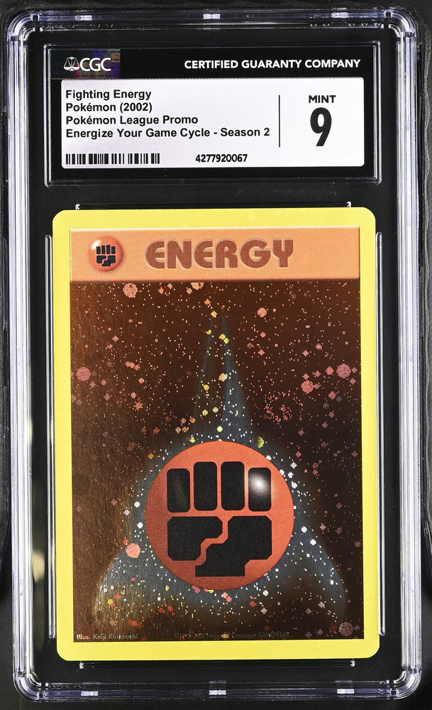 Pokemon Fighting Energy Energize Your Game Cycle Season 2 CGC Mint 9
