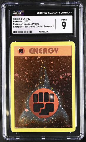 Pokemon Fighting Energy Energize Your Game Cycle Season 2 CGC Mint 9