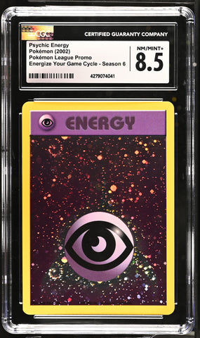 Pokemon Psychic Energy Energize Your Game Cycle Season 6 CGC NM/Mint+ 8.5