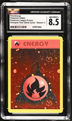 Pokemon Fire Energy Energize Your Game Cycle Season 3 CGC NM/Mint+ 8.5