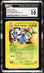Pokemon Dark Ivysaur Best of Game Promo 2003 Promo 6 CGC Gem Mint 10