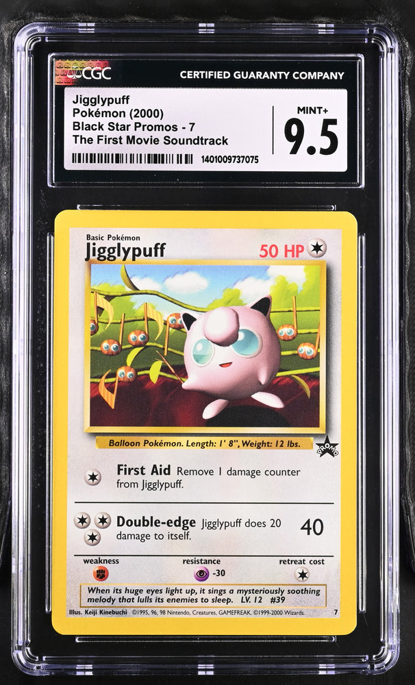Pokemon Jigglypuff The First Movie Promo 2000 WOTC Promo 7 CGC Mint+ 9.5