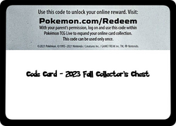 2023 Fall Collector's Chest - TCG Code Card