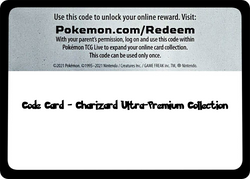 Charizard Ultra-Premium Collection - TCG Code Card