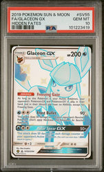 PSA 10 - 2019 S&M Hidden Fates Glaceon GX SV55/SV94 FULL ART SHINY