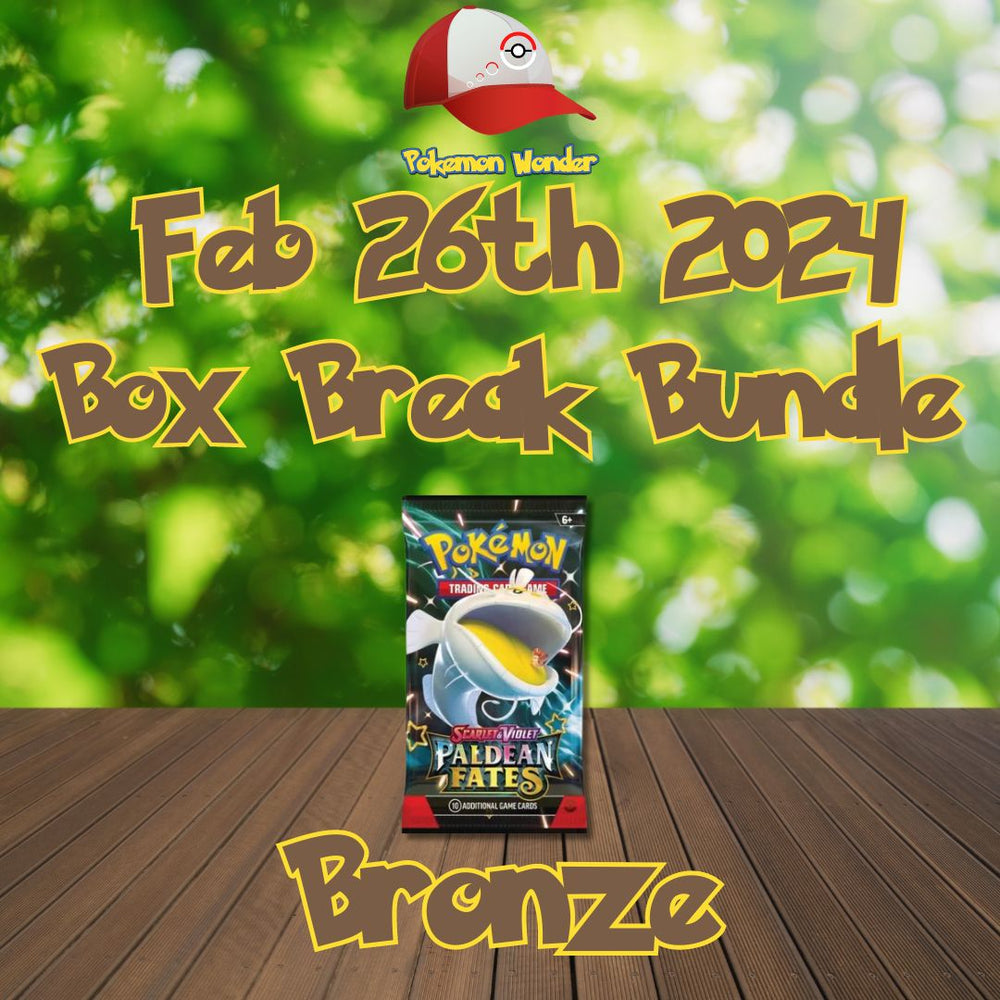 Feb 26th 2024 Live Box Break Booster Pack Bundle