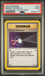 Energy Retrieval 2002 Legendary Collection 107/110 PSA Mint 9