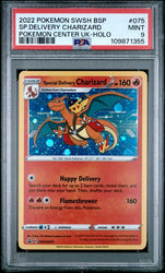 PSA 9 - 2022 SW&SH Black Star Promo Special Delivery Charizard SWSH075