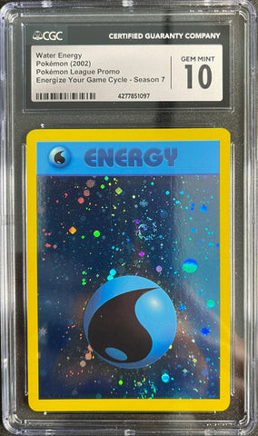 CGC 10 - 2002 League Promo Water Energy - Energize Your Game Cycle - Season 7