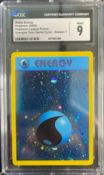 CGC 9 - 2002 League Promo Water Energy - Energize Your Game Cycle - Season 7