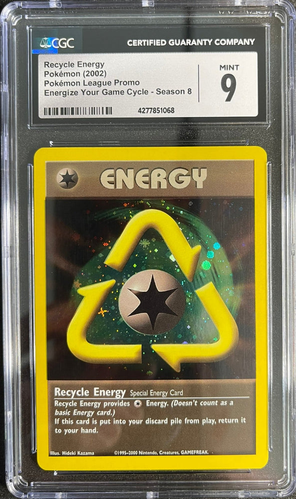 CGC 9 - 2002 League Promo Recycle Energy - Energize Your Game Cycle - Season 8