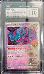 CGC 10 - 2024 Trick or Trade Flutter Mane 078/162 COSMOS PIKACHU HALLOWEEN STAMPED