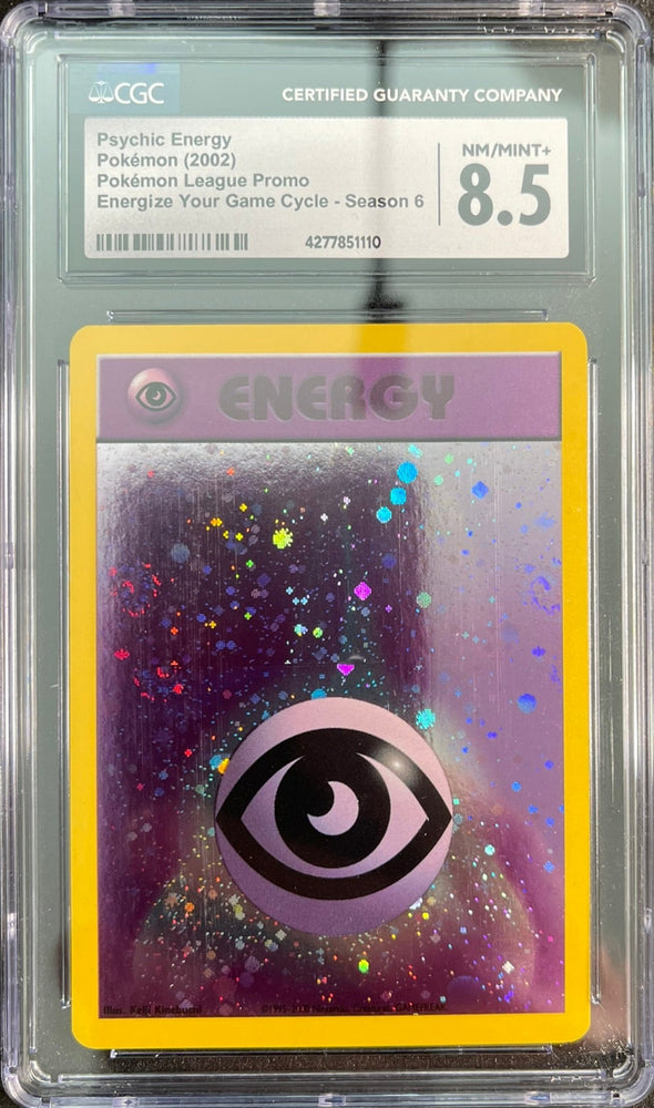 CGC 8.5 - 2002 League Promo Psychic Energy - Energize Your Game Cycle - Season 6