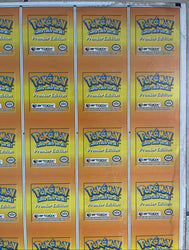 Pokemon Action Flipz Series One Premier Edition Uncut Sheet 1-10 - Vintage 1999