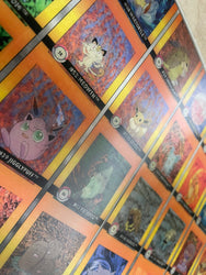 Pokemon Action Flipz Series One Premier Edition Uncut Sheet - Entire Set 1-40 - Vintage 1999 - 1 of 2