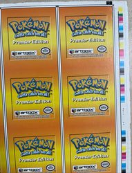 Pokemon Action Flipz Series One Premier Edition Uncut Sheet - Entire Set 1-40 - Vintage 1999 - 1 of 2