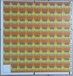 Pokemon Action Flipz Series One Premier Edition Uncut Sheet - Entire Set 1-40 - Vintage 1999 - 2 of 2
