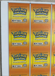 Pokemon Action Flipz Series One Premier Edition Uncut Sheet - Entire Set 1-40 - Vintage 1999 - 2 of 2