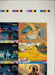 Topps 1999 Pokémon The First Movie Uncut Sheet - 1 of 2