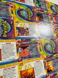 Topps 1999 Pokémon The First Movie Uncut Sheet - 1 of 2