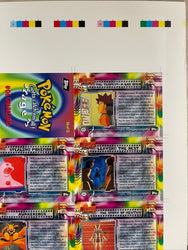 Topps 1999 Pokémon The First Movie Uncut Sheet - 1 of 2