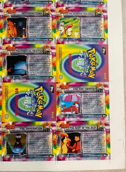 Topps 1999 Pokémon The First Movie Uncut Sheet - 2 of 2
