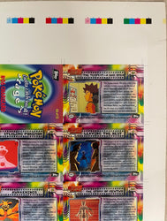 Topps 1999 Pokémon The First Movie Uncut Sheet - 2 of 2