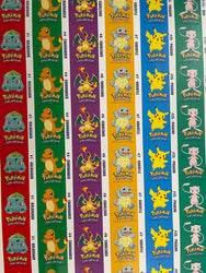 1999 Pokemon MW Nintendo Labels Uncut Sheet