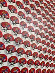 1999 Pokémon Vintage Tazos Uncut Sheet - Double Print Error