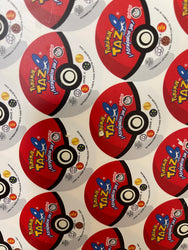 1999 Pokémon Vintage Tazos Uncut Sheet - Double Print Error