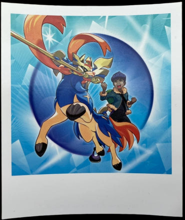 Pokemon Journey Together Hop's Zacian Polaroid