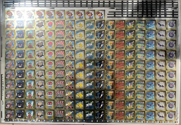 1999 Pokémon Artbox GOLD Uncut Sheet