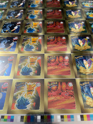 1999 Pokémon Artbox GOLD Uncut Sheet
