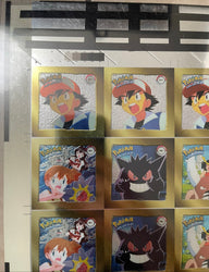 1999 Pokémon Artbox GOLD Uncut Sheet