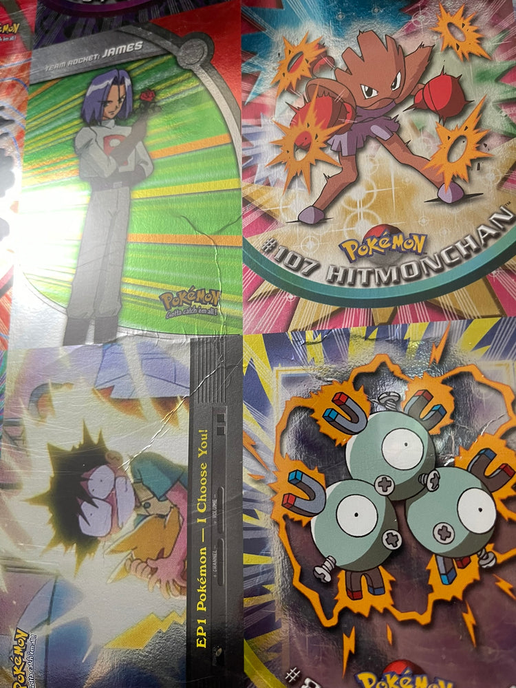 Topps 2000 Pokémon TV Series 2 Silver Foil 50/50 Complete Set Uncut Sheet