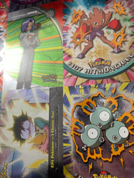 Topps 2000 Pokémon TV Series 2 Silver Foil 50/50 Complete Set Uncut Sheet