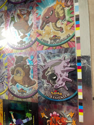 Topps 2000 Pokémon TV Series 2 Silver Foil 50/50 Complete Set Uncut Sheet