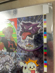 Topps 2000 Pokémon TV Series 2 Silver Foil 50/50 Complete Set Uncut Sheet