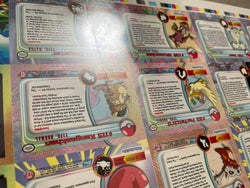 Topps 2000 Pokémon TV Series 2 Silver Foil 50/50 Complete Set Uncut Sheet