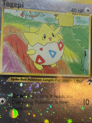 CGC 7.5 - 2001 Southern Islands Togepi 4/18 REVERSE HOLO SWIRL