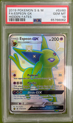 Pokemon Shiny Espeon GX Hidden Fates Shiny Vault SV60/SV94 PSA 10