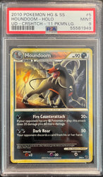 Pokemon Houndoom Holo Crosshatch 2011 Pokemon League Promo 5/123 PSA 9