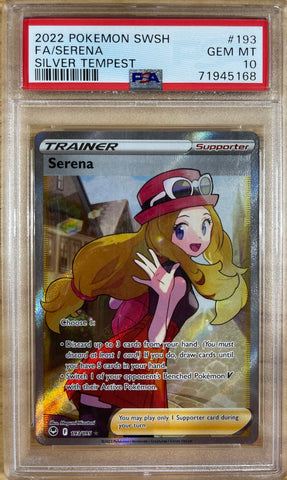 Pokemon Serena Silver Tempest 193/195 PSA 10