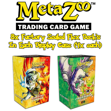 MetaZoo Factory Sealed Flex Deck Display Case (Crushing Gust & Blazing Charge)